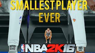 1 FOOT PLAYER IN THE NBA | SMALLEST PLAYER EVER!! | NBA 2K16