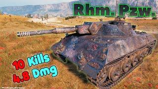 Rheinmetall Panzerwagen - 10 Frags 4.8K Damage, Master by player FalconTheRagman