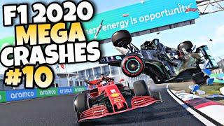 F1 2020 MEGA CRASHES #10