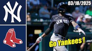 New York Yankees vs Bostos Red Sox Game Highlights (03/18/2025) | MLB Highlights 2025