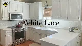 White Quartz Countertop Kitchen Remodel ideas [East Coast Granite]