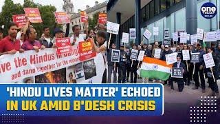 Large UK Rally Highlights Attacks on Minorities in Bangladesh with 'Hindu Lives Matter' Slogans