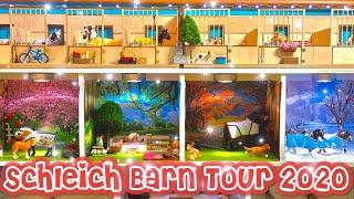 SCHLEICH BARN TOUR 2020! GIANT AND BEAUTIFUL! 