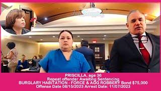 Judge Boyd Pricilla FINALLY gets sentenced today Wednesday 10/16/2024 34 arrests, 25 criminal cases