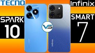 Tecno Spark 10 VS Infinix Smart 7 | Infinix Smart 7 VS Tecno Spark 10 | Tecno Spark 10