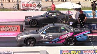 2JZ 240 vs Supra and Turbo LS S2000 1/4 Mile Drag Racing