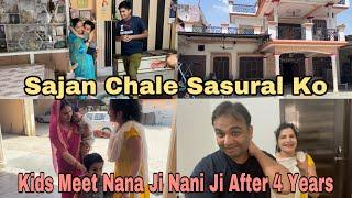 Vandana Meet Parents After 4 Years | आज मिलने गए बच्चों के नाना जी नानी जी के यहाँ । Full Masti