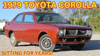 Engine Swapping My ABANDONED 1979 Toyota Corolla - First Start