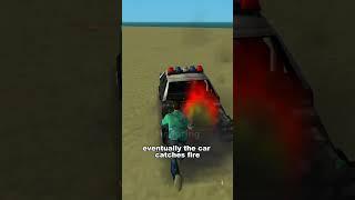 IS IT POSSIBLE TO BLOW UP A CAR WITH PUNCHES AND KICKS IN GTA GAMES