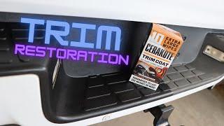 How To Restore Black Car Trim | CERAKOTE review