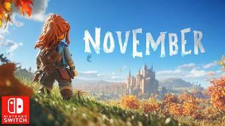 10 NEW Nintendo Switch Games Coming NOVEMBER 2024