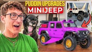 PUDDIN UPGRADED HER MINI JEEP!!