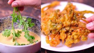 ইফতারে মজাদার ধনিয়া পাতা ভাজা | Coriander Leaves Chop Recipes | Dhonia Pata Fry | Pakora | Snacks