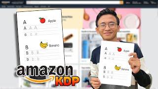 How To Make HANDWRITING WORKBOOK For Amazon KDP (100% FREE)