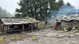 Nomadic shepherd life of himalayan nepal | Most peaceful and Relaxing Himalayan Village life |