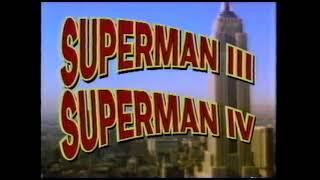 Superman 3 & 4 TBS Superstation Commercial Promo