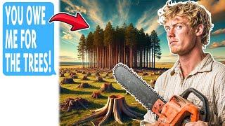 Neighbor Destroys 12 Rare Cedar Trees on My Ranch Worth $500,000! I Took Him to Court and Won Big!