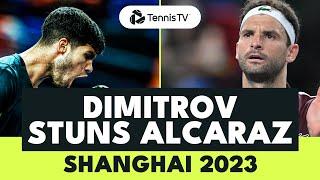 Grigor Dimitrov STUNS Carlos Alcaraz! | Shanghai 2023 Match Highlights