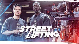 ENTRAÎNEMENT DE STREET LIFTING AVEC UN TOP 3 FRANÇAIS  @Captaingatlin