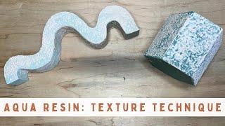 NEW Sponge Technique for Aqua Resin | Jesmonite | Eco Resin