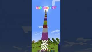 Minecraft Rainbow TNT (Bye-bye-deadpool) ##shorts   #minecraft