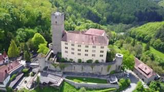 Burg Guttenberg - Luftaufnahmen / Luftvideo Haßmersheim | Drohnen-Aufnahmen.com