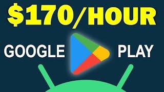 Earn $170/Hour On Google Play Store! (Make Money Online 2024)