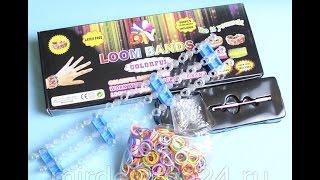 Станок Rainbow Loom для плетения браслетов из резинок, обзор и распаковка