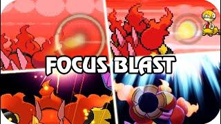 Pokémon Game : Evolution of Focus Blast (2006 - 2020)