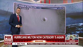 Hurricane Milton Regains Category 5 Status