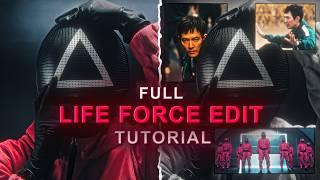 full life force trend edit tutorial on alight motion (+preset)