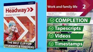 New Headway Elementary 5th Edition - Unit 2: Work and Family Life || Student's Book