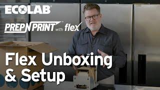 Ecolab Prep-n-Print Flex Unboxing & Setup