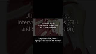 #ultrasound Guided Interventions: Cases (GHJ and SSP PRP injection)