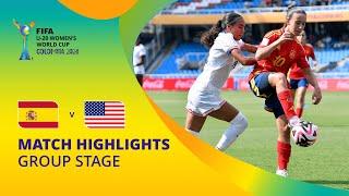 Spain v USA | FIFA U-20 Women's World Cup Colombia 2024 | Match Highlights