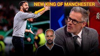 Jamie Carragher calls Amorim the new King of Manchester | Sporting vs Man City 4-1