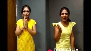 Sastika Rajendran - Twins  Magic | SunTV Anchor | Musical.ly