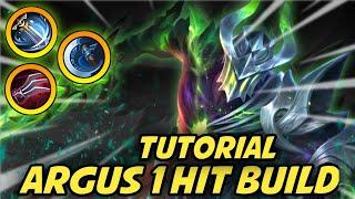 TUTORIAL HOW TO PLAY ARGUS 1 HIT BUILD AND ROTATION 2024!!