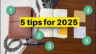 5 productivity tips I am taking with me into 2025.