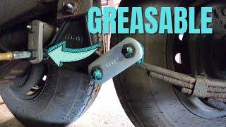 Heavy Duty Trailer Bushing Upgrade with Greaseable Bolts and Bushings & How to Install