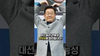 이재명의 대선승리 가능성