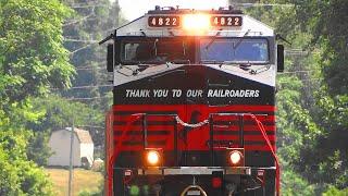  Norfolk Southern Specialty "Thank You" Engine #4822 Leading