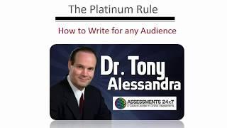 How to Communicate Effectively with Anyone: Alessandra's Platinum Rule of Communication