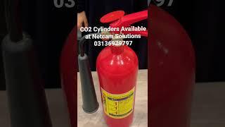 CO2 Cylinders available at Netcam Solutions #co2 #netcamsolutions #fireextinguishers #co2refill