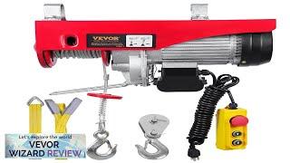 VEVOR Electric Hoist 440lbs Garage Hoist with 14ft Wired Control 110 volt Review