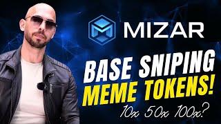 Want to Snipe Base MEME Tokens? Mizar Trading App!!