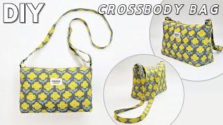 [DIY] Crossbody Bag  Easy sewing Tutorial Zipper Bag | How to make a Two-way Bag