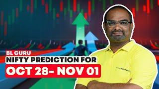 Nifty and Bank Nifty Prediction for the week 28 Oct'24 to 01 Nov'24 by BL GURU