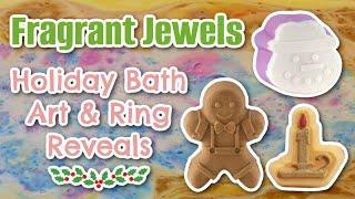 Christmas Bath Art! Finding Jewelry Inside Holiday Bath Bombs - Fragrant Jewels