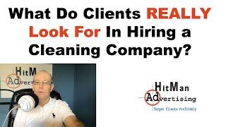 What Cleaning Clients Want in Hiring a Cleaning Business